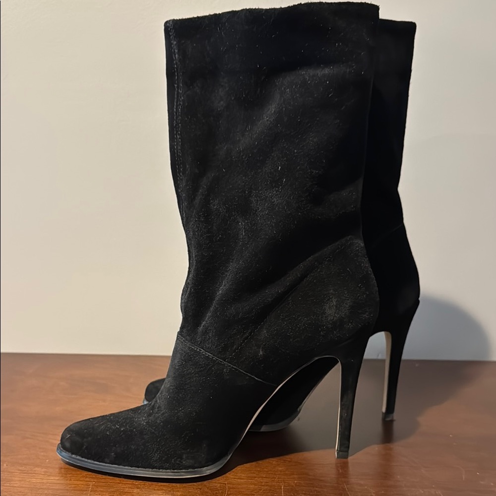 BCBGenerations Black Suede Women's boots 10M
